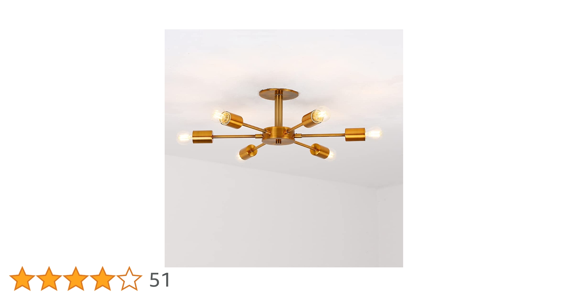 Amazon.co.jp : Herischen ペンダントライト ゴールド銅色 北欧風